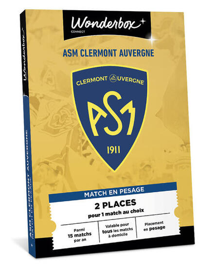 ASM Clermont — 2 places en pesage pour 1 match à domicile.
