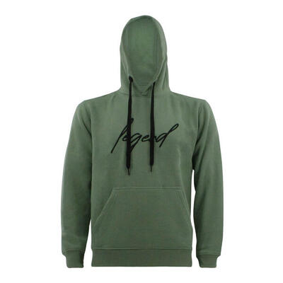 Hoodie heren / dames signature milano olive fitness en hardlopen