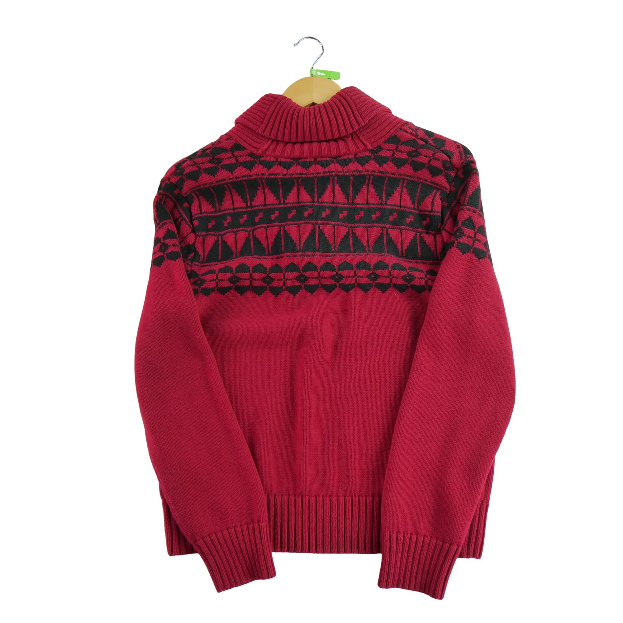 Reconditionné - Pull Femme Rouge - Très Bon État 2/6