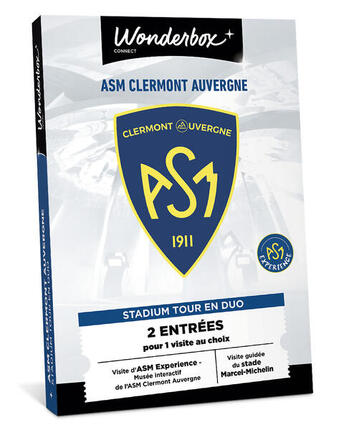 ASM Clermont - 2 entrées : musée interactif ou visite du stade.