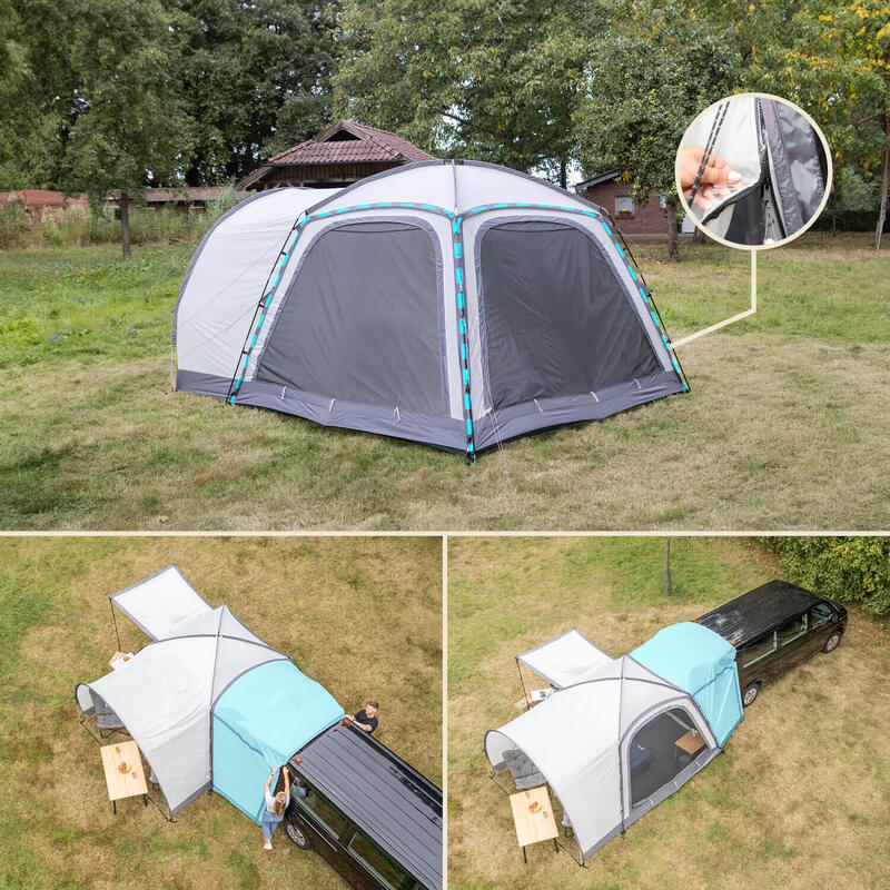 Kopulový stan Pitea 4 Flex Protect Bundle s VAN přístřeškem Plus pro 4 osoby