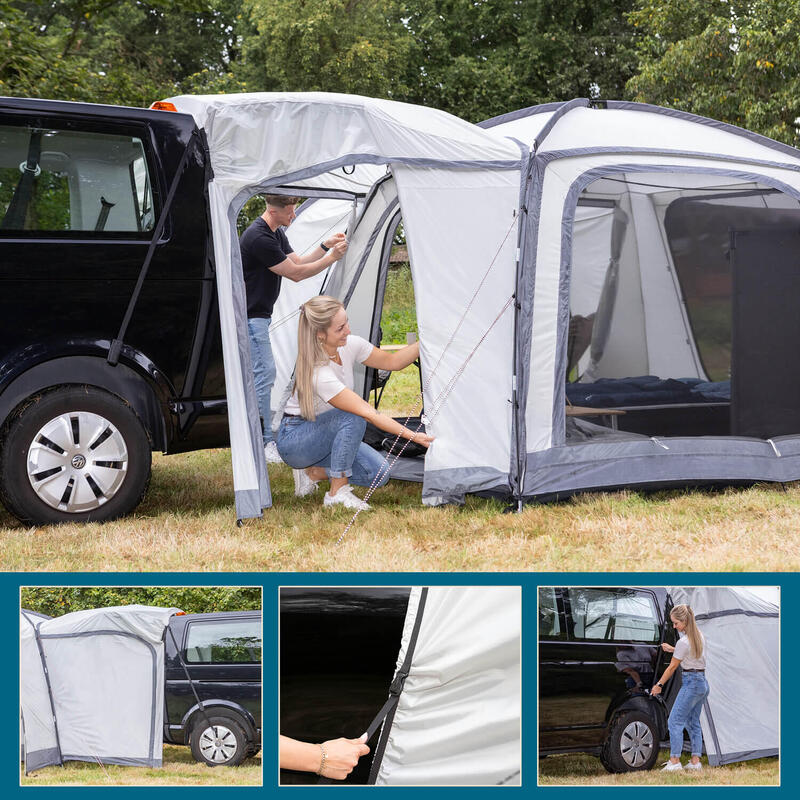 Kopulový stan Pitea 4 Flex Protect Bundle s VAN přístřeškem Plus pro 4 osoby