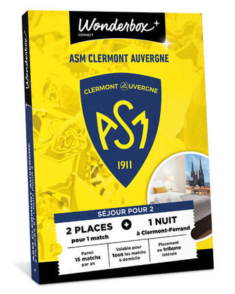 ASM Clermont Auvergne — Séjour 2 pers. : match en tribune latérale + 1 nuit