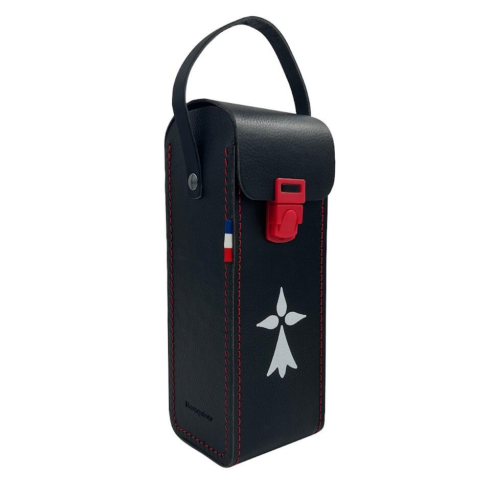 Maroquinor - Sacoche Rigide Noire Avec Hermine Bretonne Pour 3 Boules De Pétanque + Cochonnet - Housse De Rangement - Noir - Taille Unique - Decathlon