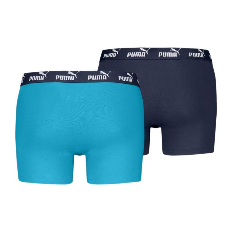 Boxeri bărbați Puma Elements Basic 2P - 95% bumbac, 5% elastan