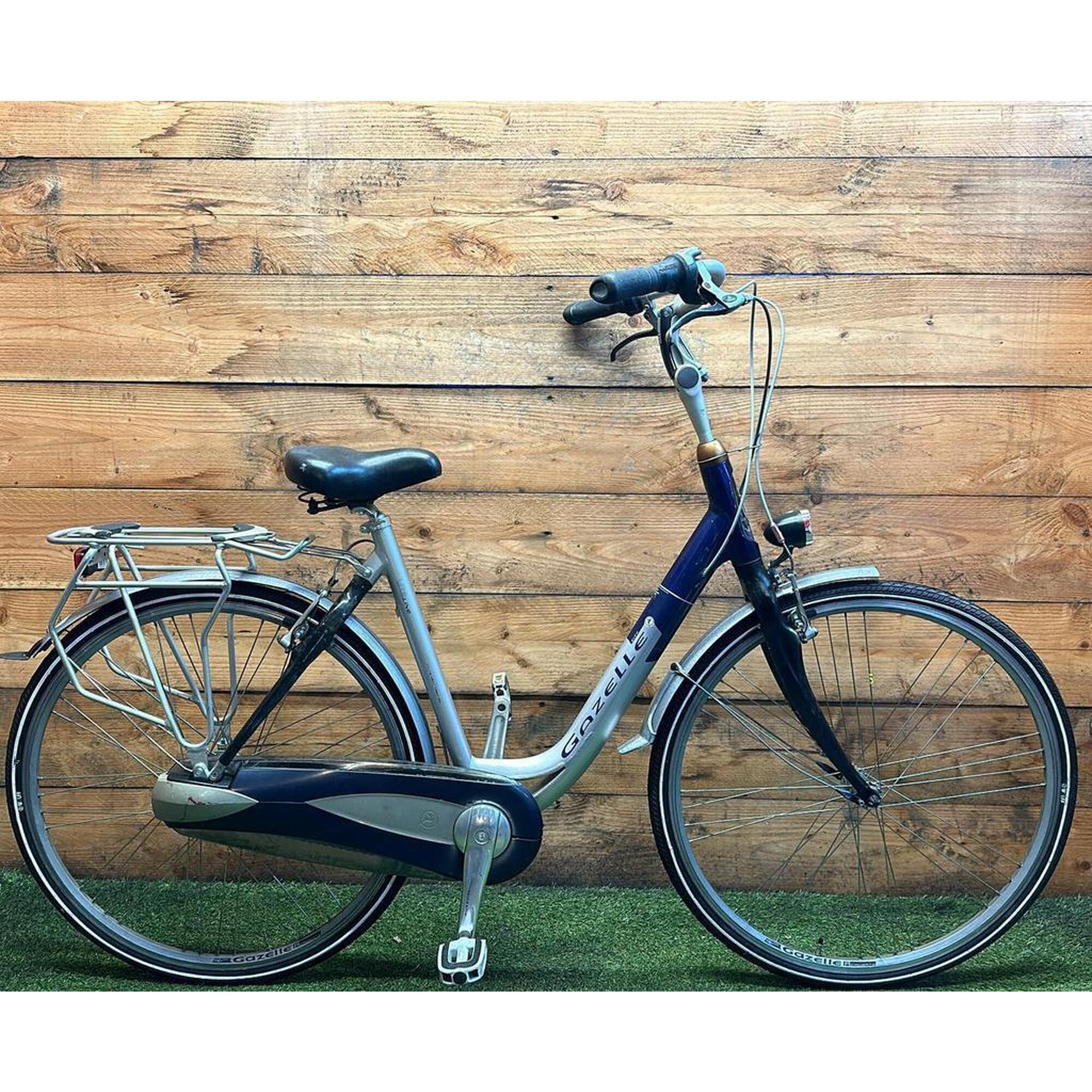 Gazelle - Vélo D’occasion Gazelle Lite Line 8v 28inch 53cm - Vélo Ville - Noir - Decathlon