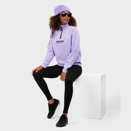 Pull polaire épais femme Sports d'hiver Aurora-W Lavande