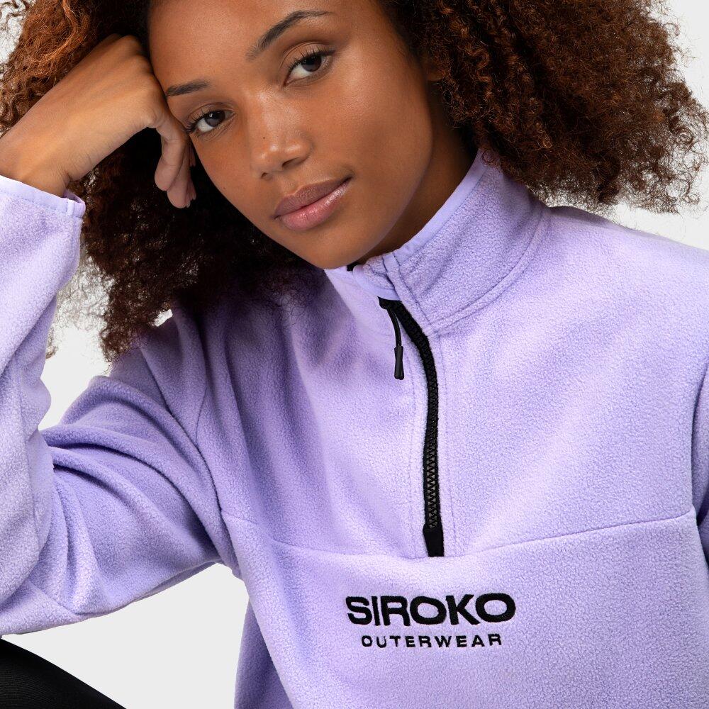 Pull polaire épais femme Sports d'hiver Aurora-W Lavande 5/7