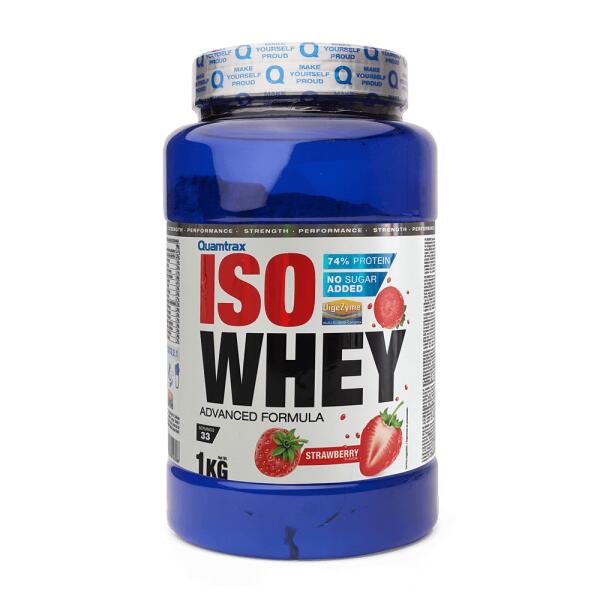IsoWhey - 1Kg Strawberry Quamtrax