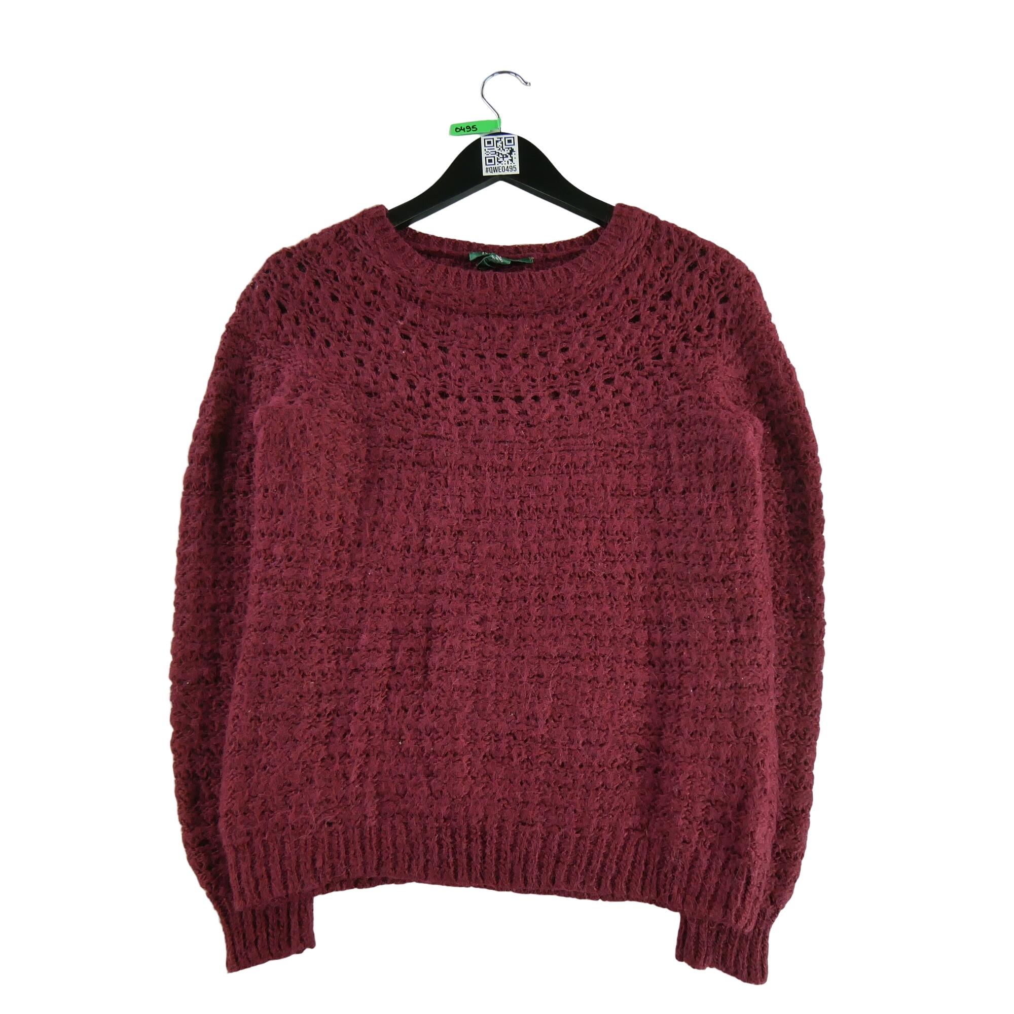 Ralph Lauren - Reconditionné - Pull Femme En Laine Bordeaux - Très Bon État - Sweat-shirt - Rouge - Decathlon