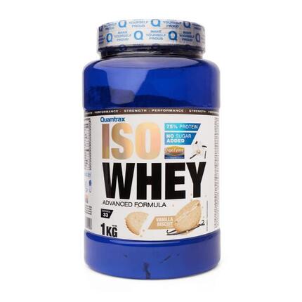 IsoWhey - 1 kg vanille met Quamtrax-koekjes