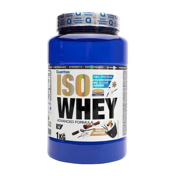 IsoWhey - 1Kg Vanilla Cinnamon Quamtrax