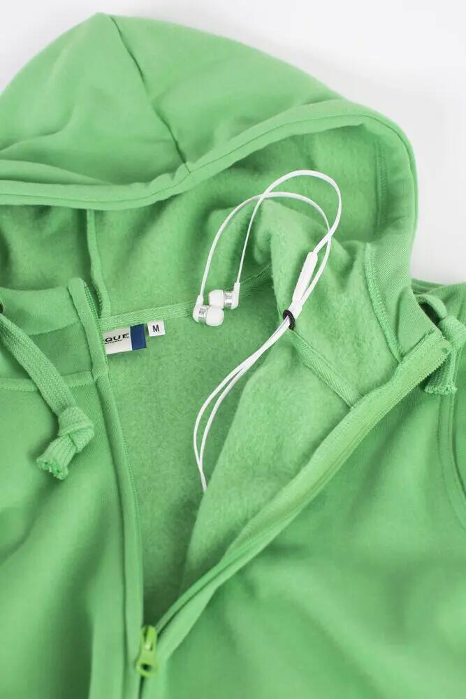 Clique Men's Regular Fit Full Zip Basic Hoody - Apple Green 2/2