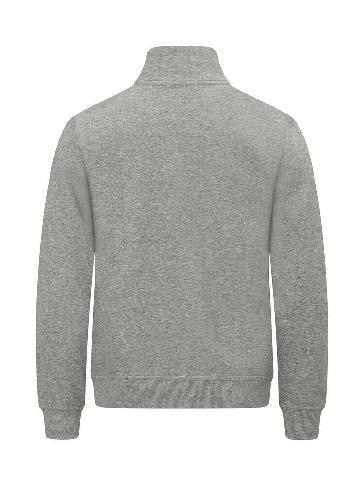 Clique Men's Everyday Comfort Full Zip Basic Cardigan - Grey Melange 2/6