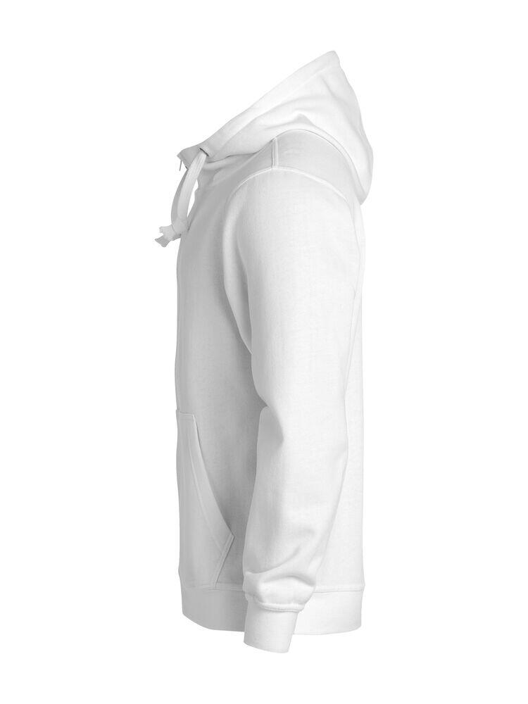clique Basic Hoody Full Zip – felpa con cappuccio e zip 3/4