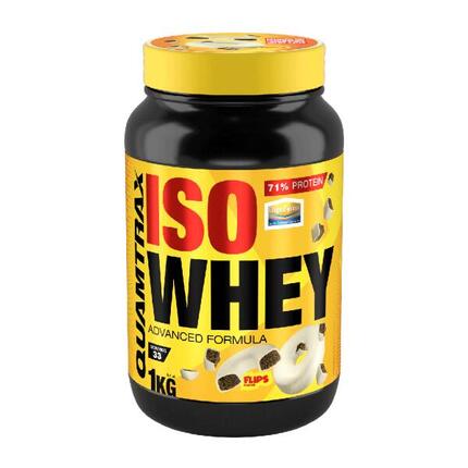 IsoWhey - 1 kg vanille met Quamtrax-koekjes