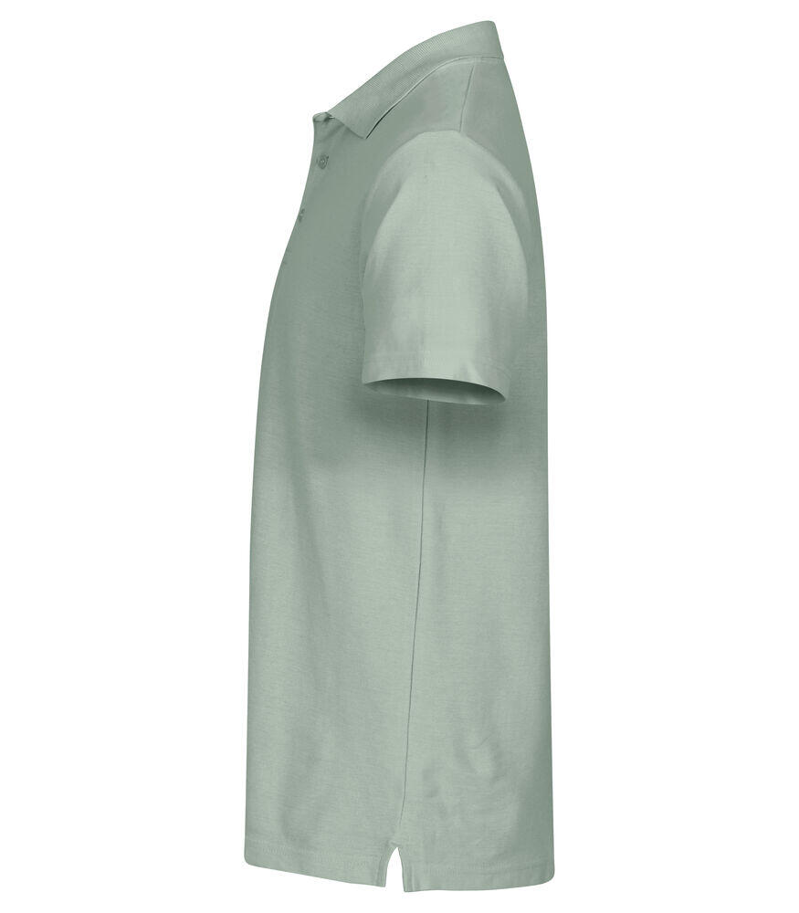 Clique Men's Regular Fit Basic Short Sleeve Polo - Sage Green 3/4