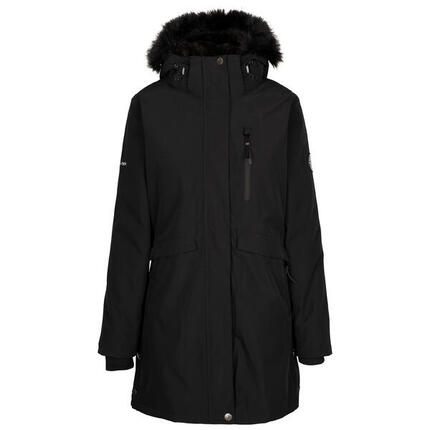 Veste matelassée Trespass Zambel femme noire à capuche amovible