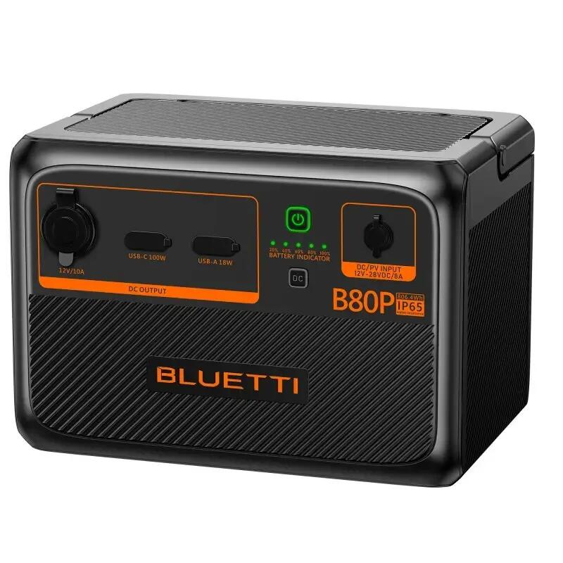 Bateria de expansão BLUETTI B80P 806Wh Compatível com AC60P, AC180P, EB70, EB55 3/7