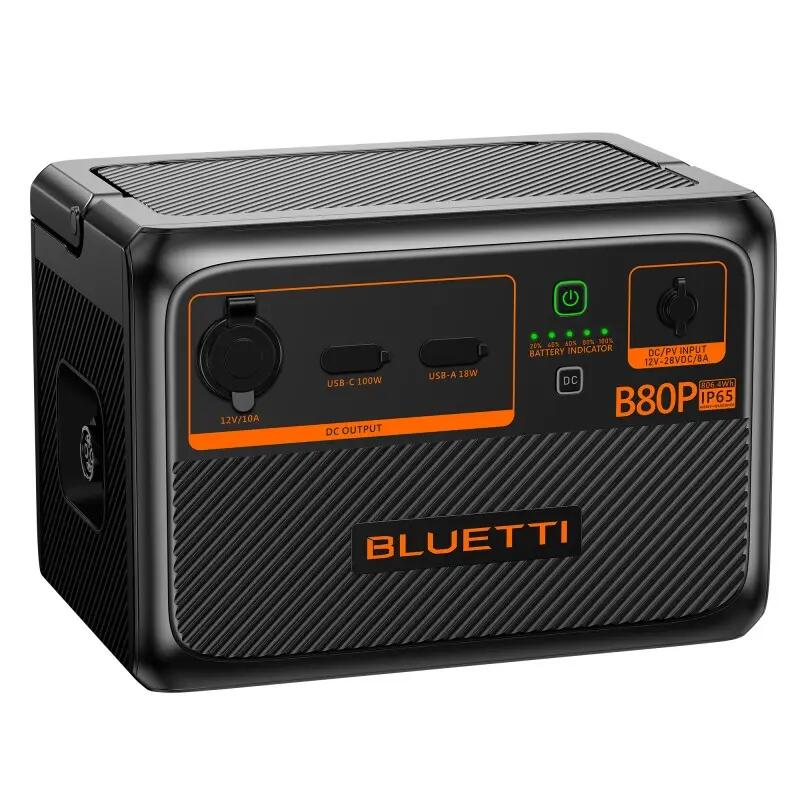 Bateria de expansão BLUETTI B80P 806Wh Compatível com AC60P, AC180P, EB70, EB55 4/7