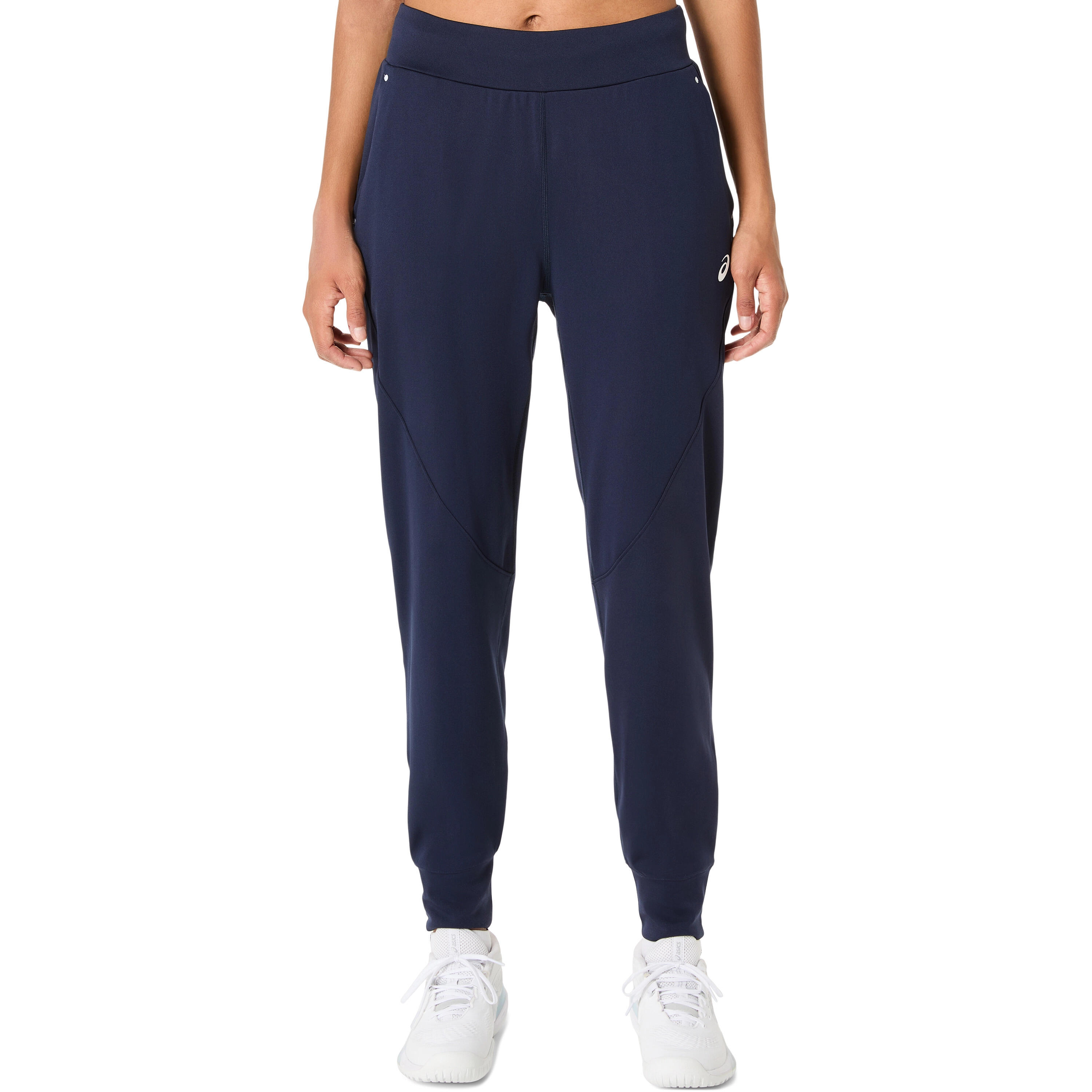 Asics - Pantalon De Survêtement Femme Asics Court Warm-up - Pantalons - Bleu|multicolore - Decathlon