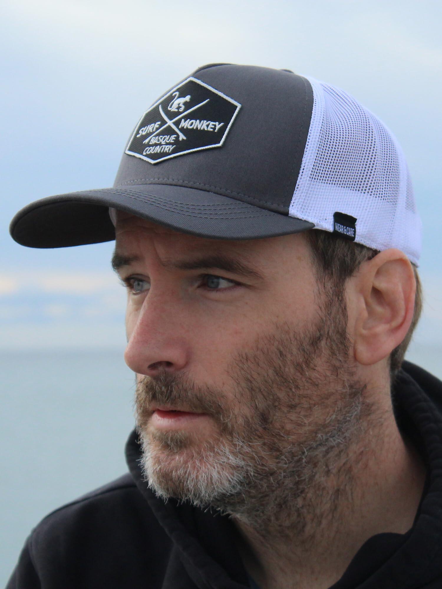 Casquette Trucker 5 Panneaux / Recyclée / Adulte / Taille Unique (Gris/Blanc) 3/4