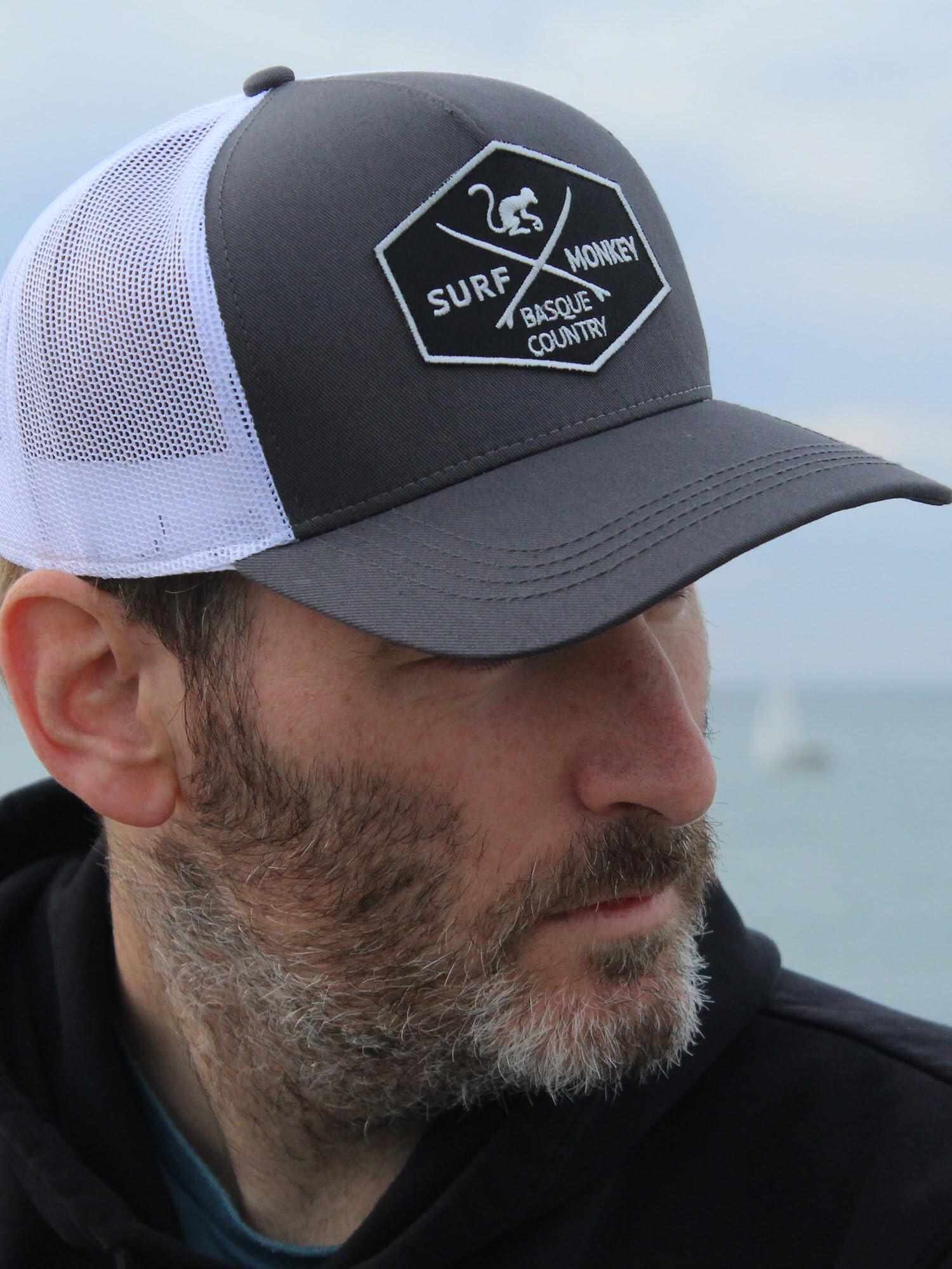 Casquette Trucker 5 Panneaux / Recyclée / Adulte / Taille Unique (Gris/Blanc) 4/4