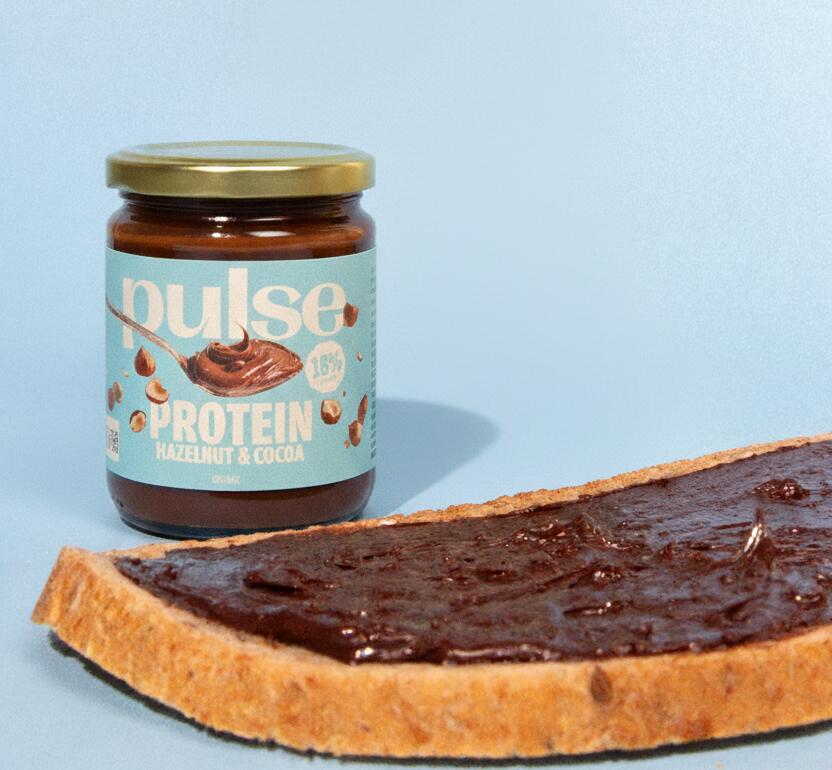 Pâte à tartiner protéinée choco-noisette bio 300g (18% protéine) 3/4