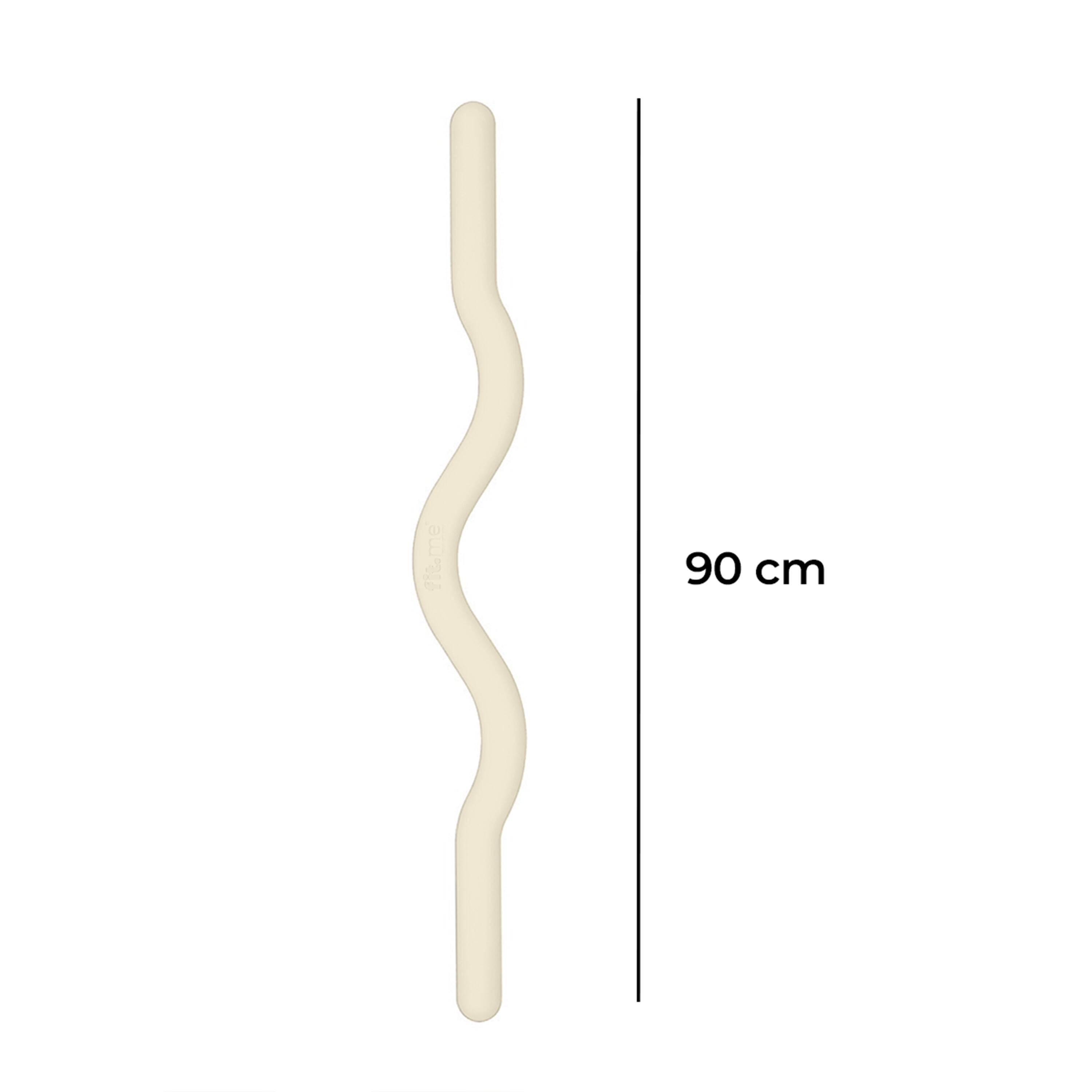 SZTANGA OBCIĄŻENIOWA ŁAMANA SILIKONOWA DO ĆWICZEŃ FITNESS PILATES 6.8 KG 2/7