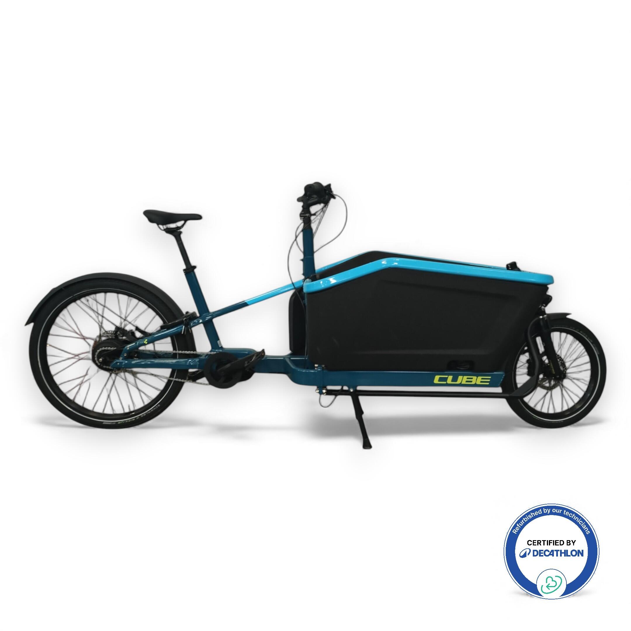 Seconde vie - Vélo cargo électrique - Cube  Cargo Hybrid 500