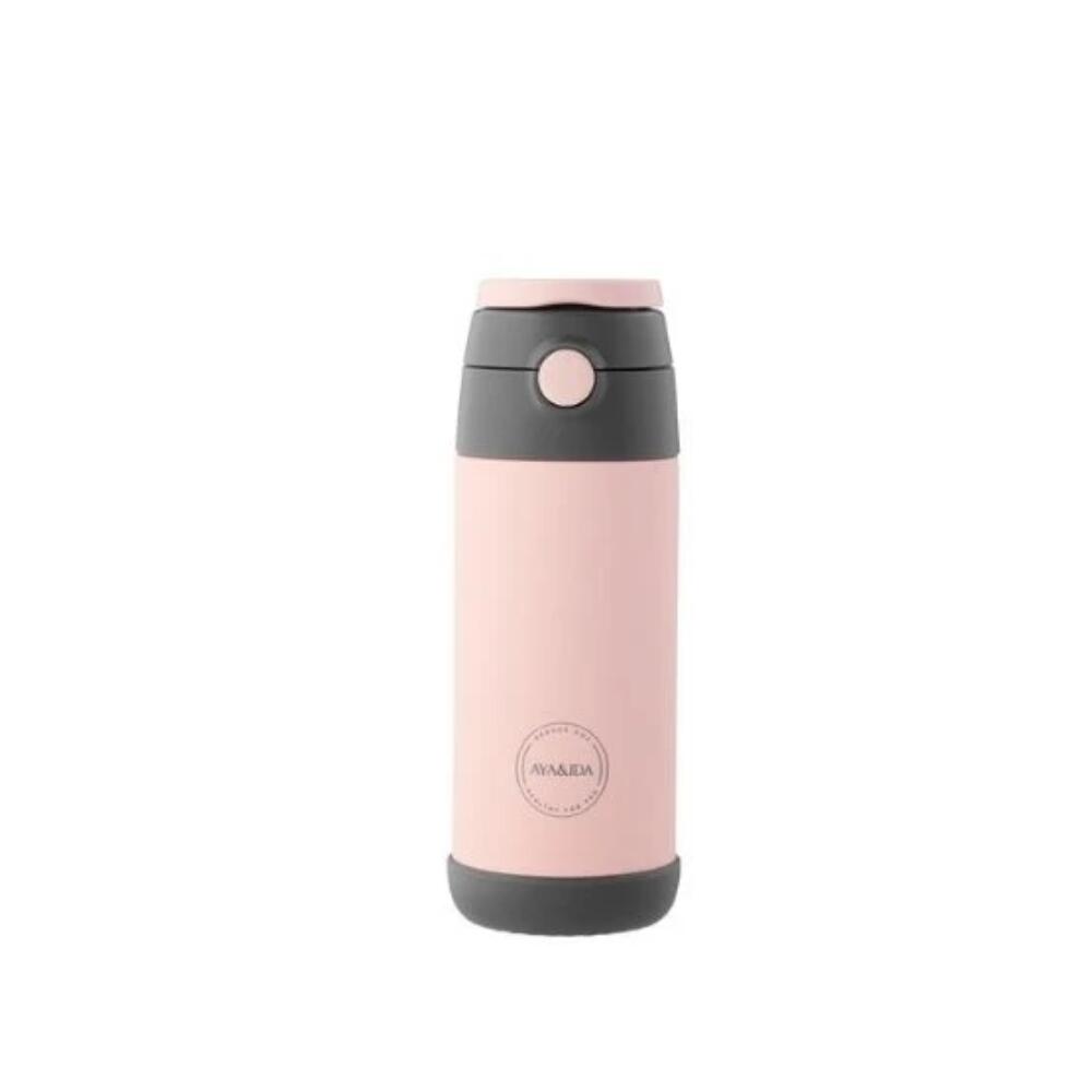 Thermobeker met rietje 885ml Soft Rose