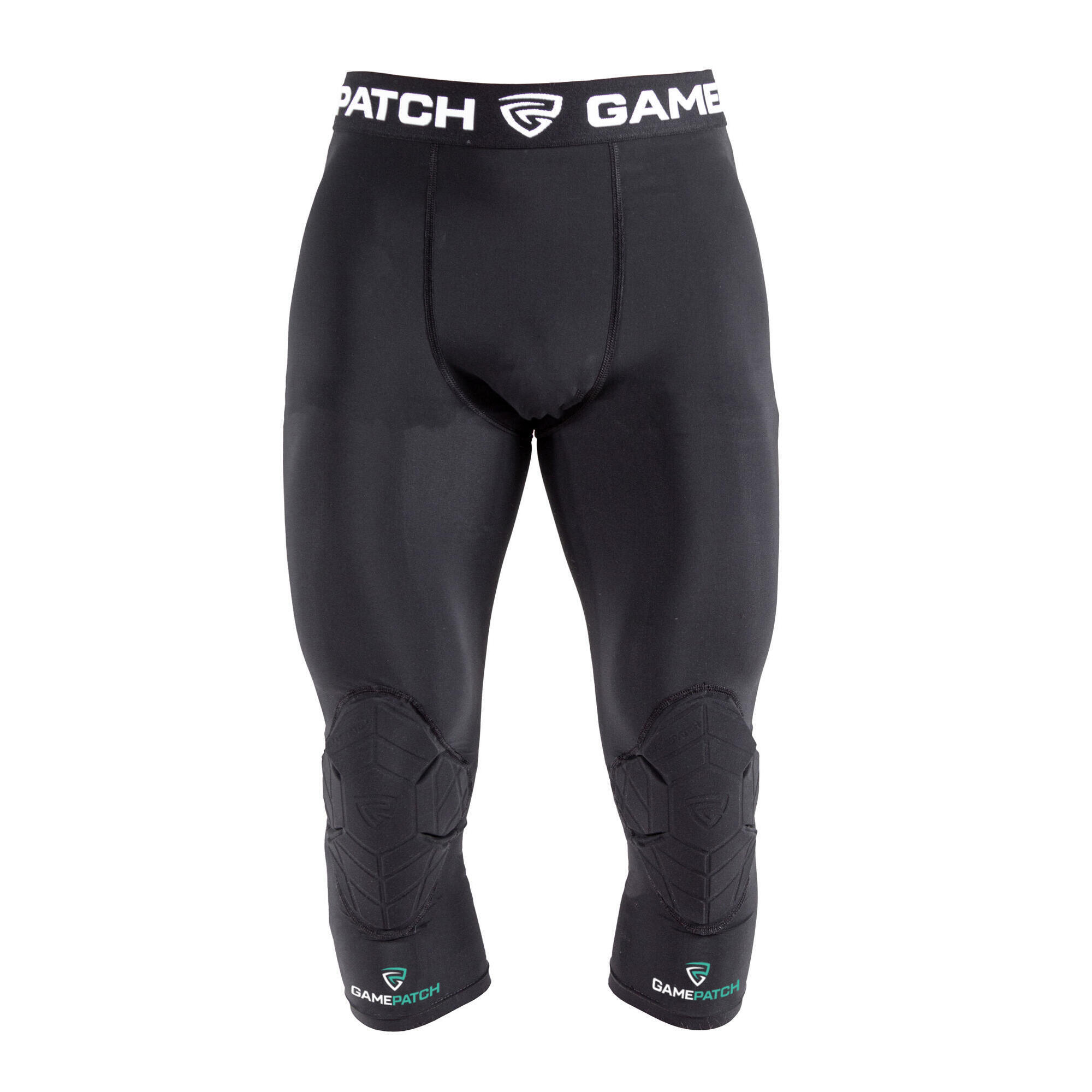 GAMEPATCH Kompresní ochranné 3/4 kraťasy Padded Tights s kolenními chrániči