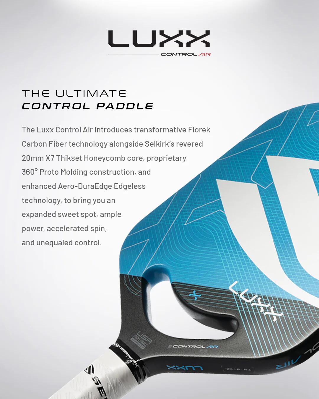 Luxx Control Air S2 Pickleball Paddle 6/7