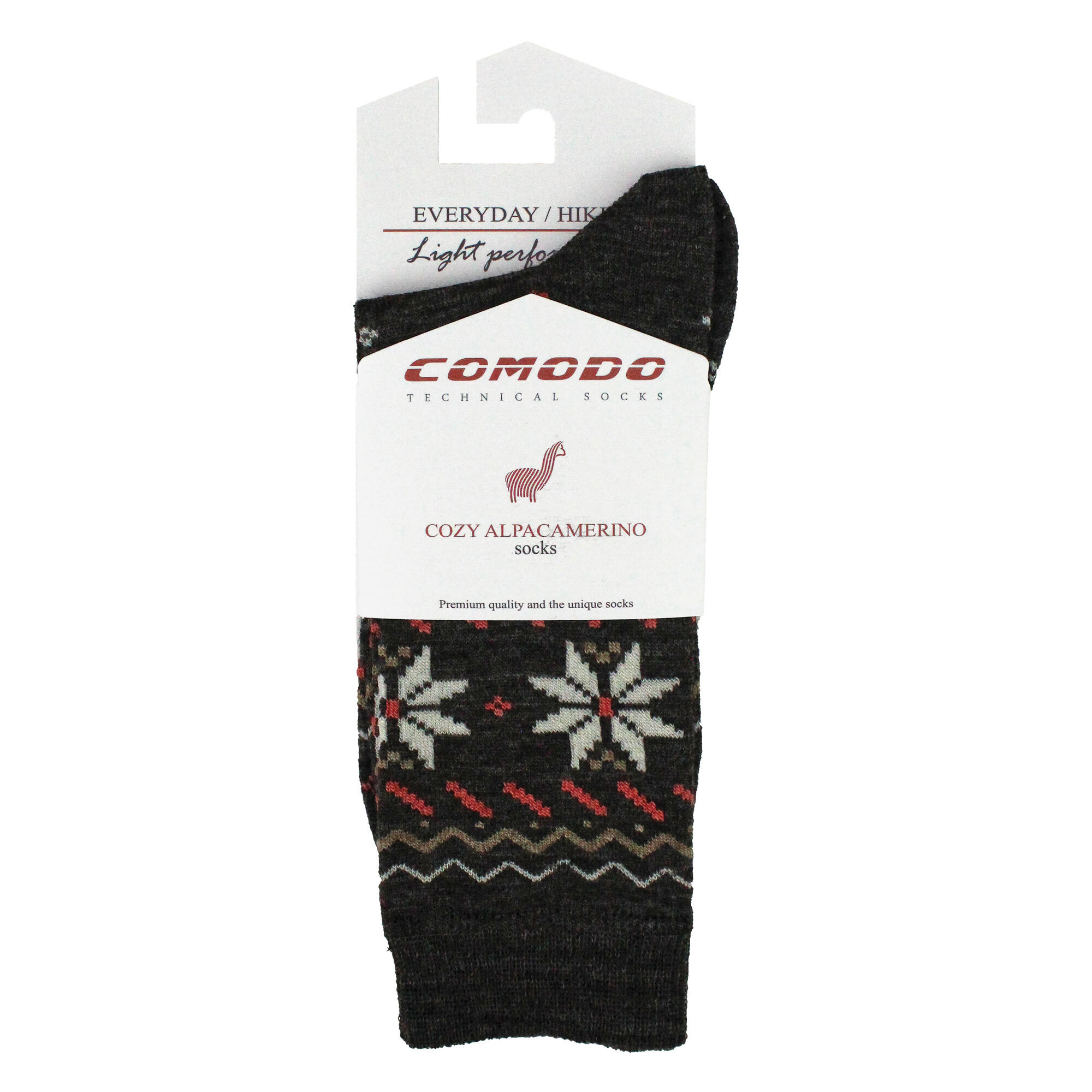 Comodo - Herren Wander Socken aus Alpaka & Merinowolle Leicht & Atmungsaktiv 2/6