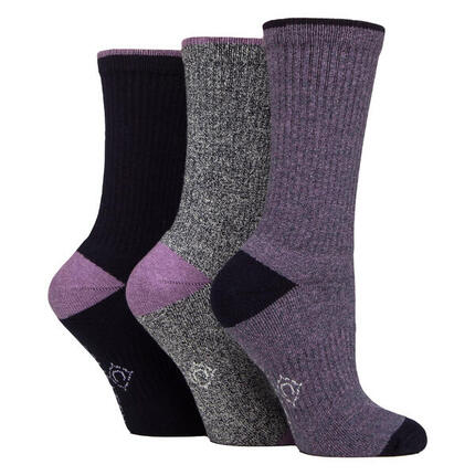 Country Pursuit - 3 Paires de Chaussettes Femme Imperméables Rembourrées Douces
