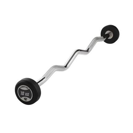 Barre Préchargée curl 10kg Fitness Tech
