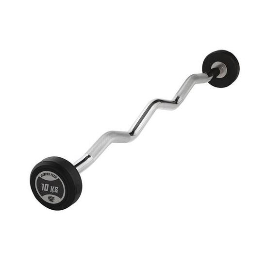 Barre Préchargée curl 10kg Fitness Tech