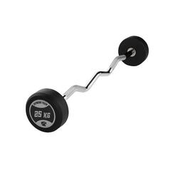 Barre Préchargée Courbée 25kg Fitness Tech