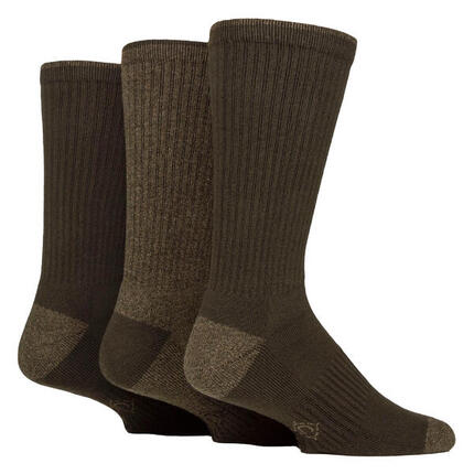 Country Pursuit - 3 Paires de Chaussettes Homme Imperméables Rembourrées Douces