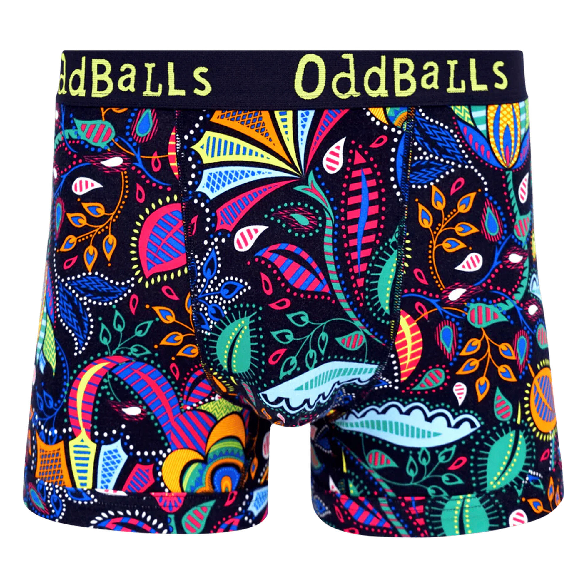 ODDBALLS Mens Cotton Boxer Shorts - Soft & Comfortable Everyday Underwear