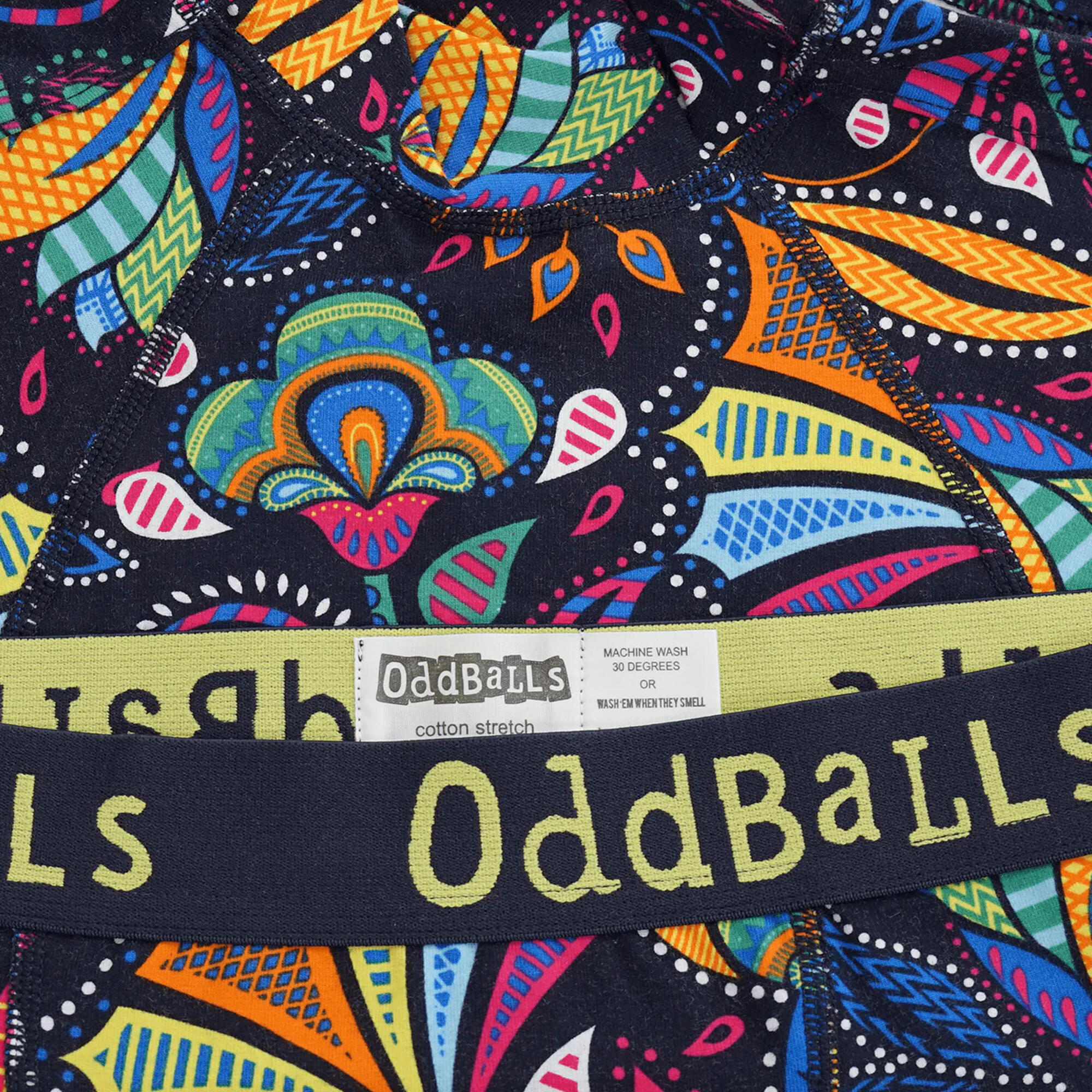 OddBalls - Caleçon Homme Coton Doux et Confortable Sous-vêtement Quotidien 4/4