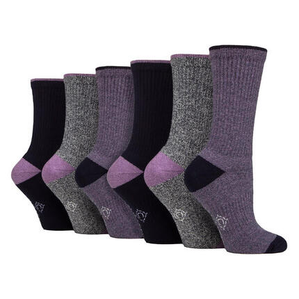 Country Pursuit - 6 Paires de Chaussettes Femme Imperméables Rembourrées Douces