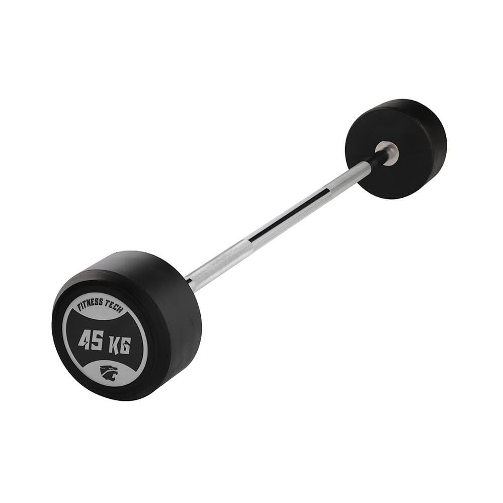 Barra Montada Recta 45 kg Fitness Tech 1/4