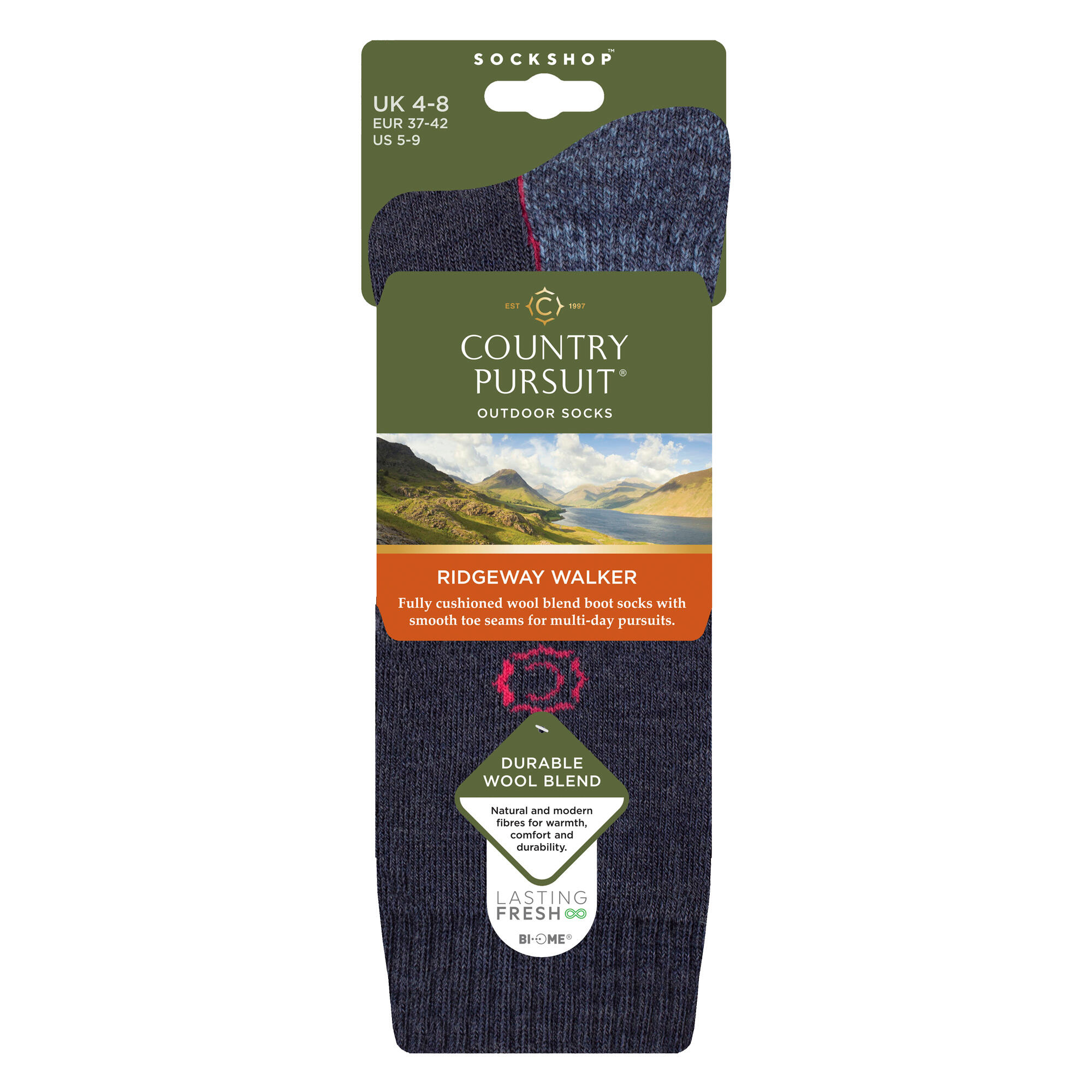 Country Pursuit - Chaussettes Femme en Laine Rembourrées Durables et Respirantes 2/4