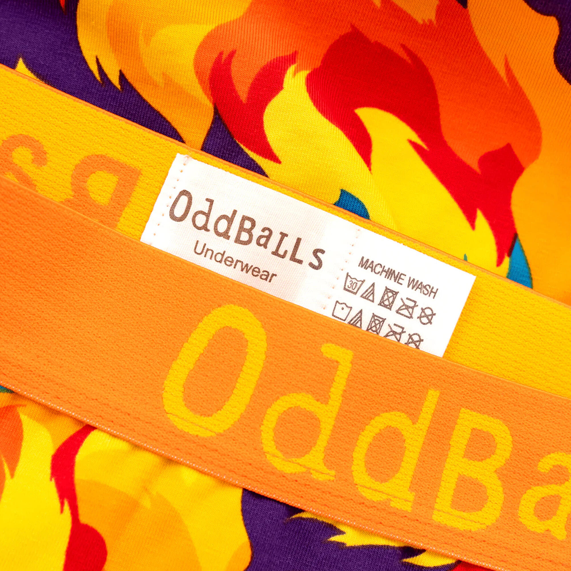 OddBalls - Caleçon Homme Coton Doux et Confortable Sous-vêtement Quotidien 3/4