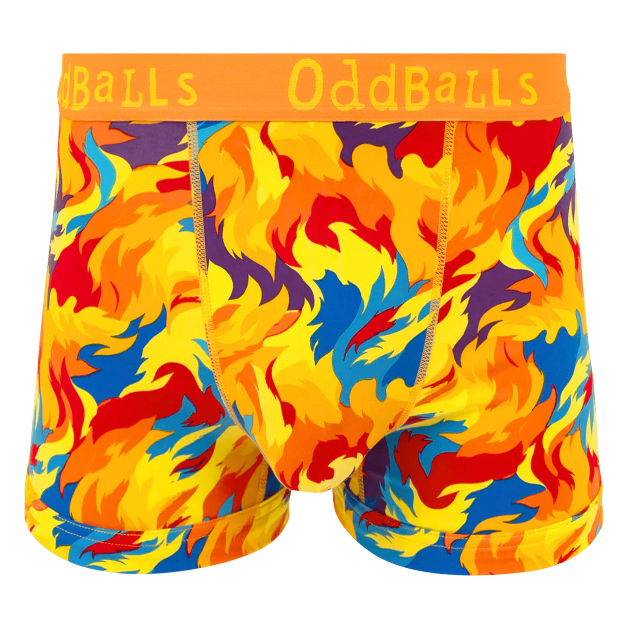 ODDBALLS Mens Cotton Boxer Shorts - Soft & Comfortable Everyday Underwear