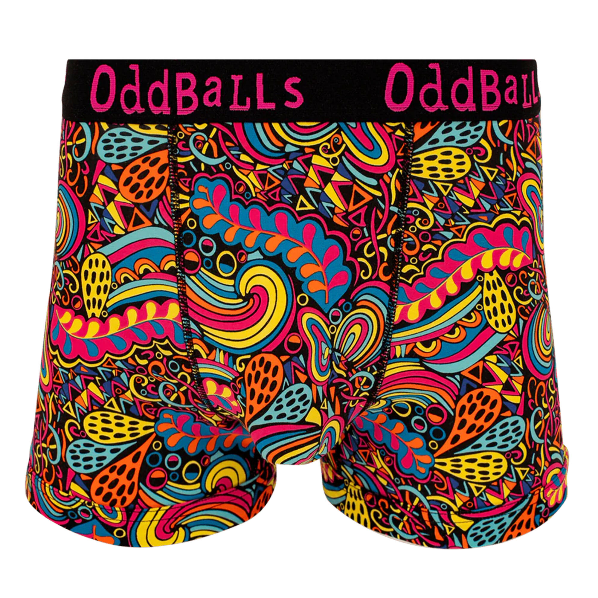 ODDBALLS Mens Cotton Boxer Shorts - Soft & Comfortable Everyday Underwear