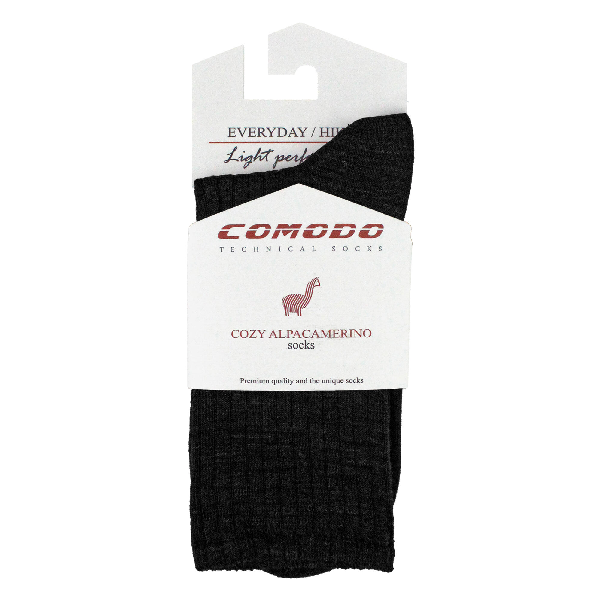Comodo - Herren Wander Socken aus Alpaka & Merinowolle Leicht & Atmungsaktiv 2/6