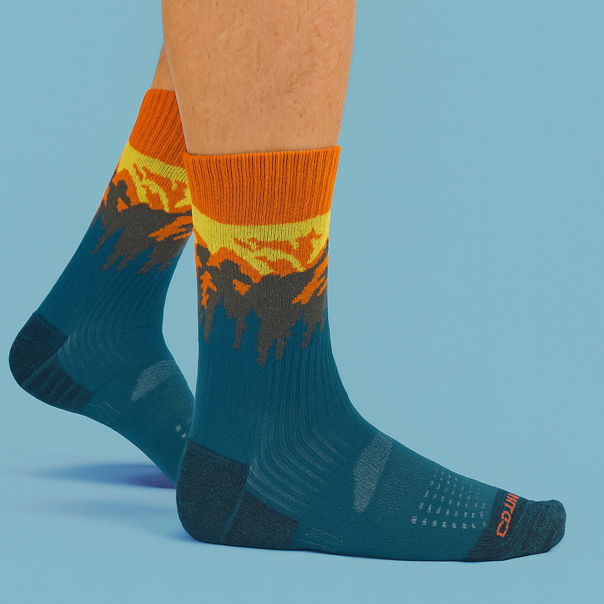 Comodo - Herren Merinowolle Wandersocken Leicht & Atmungsaktiv für Trekking 5/6