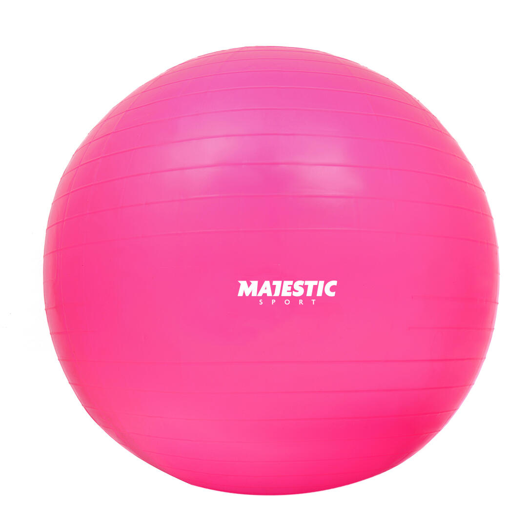 Piłka gimnastyczna Majestic Sport 55 cm z pompką 2/4